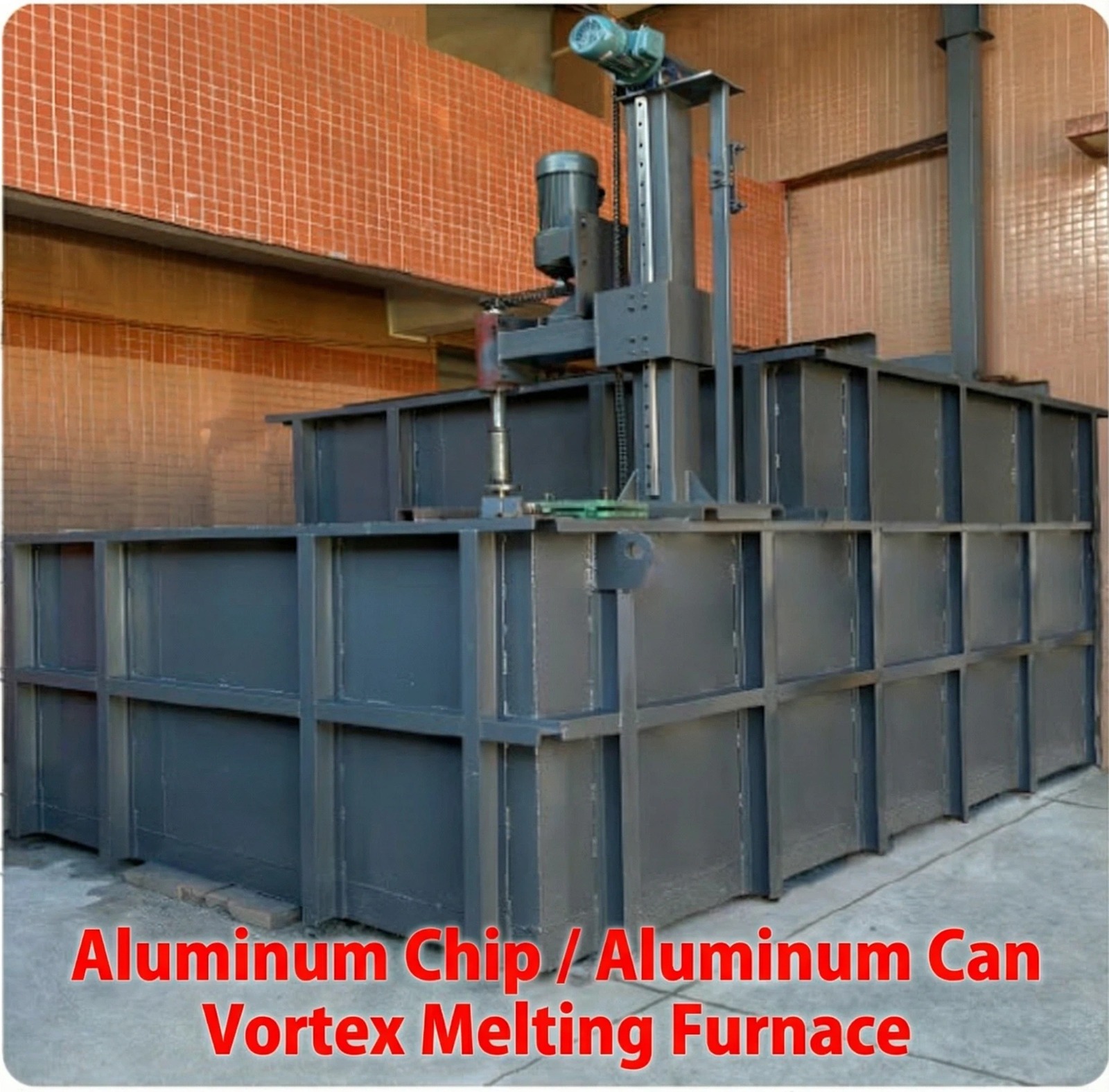Aluminum Chip / Aluminum Can Vortex Melting Furnace